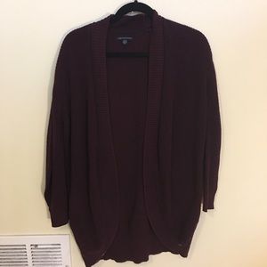 3/4 length sleeve cardigan with pockets